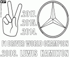 Lewis Hamilton, le pilote britannique a remporté son quatrième titre de champion du monde de formule 1. C’est son troisième titre mondial avec l’équipe de Mercedes, 2014, 2015 et 2017. Son premier titre a été en 2008 avec l’équipe McLaren