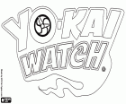 Logo officiel en anglais de Yo-kaiWatch, un jeu vidéo de rôle de Nintendo