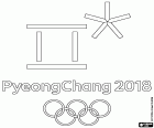 Le logo des Jeux olympiques d’hiver de 2018 à PyeongChang