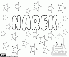 Narek, nom masculin d’origine arménienne, variante de Nareg