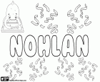 Nohlan, nom masculin, variante de Nolan