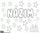 Nazim, variante de Nazem, Nadhem ou Nadhim, transcription du nom arabe pour garçon qui signifie poète