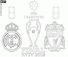 Real Madrid vs Liverpool, la finale de l’UEFA Champions League 2017-2018, NSC Olimpiyskiy Stadium à Kiev, en Ukraine, 26 mai 2018