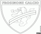 Emblème de Frosinone Calcio, un club de football italien basé à Frosinone, ville du Latium en Italie centrale