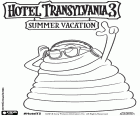 Le corps de la gélatine du monstre Blobby se déhanche toujours au rythme de la musique. Un personnage du nouveau film Hôtel Transylvanie 3 Des vacances monstrueuses