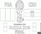 France vs Croatie. Finale de la Coupe du Monde FIFA Russie 2018. Stade olympique Luzhniki, Moscou, 15 juillet 2018