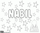 Nabil, nom masculin d’origine arabe, variante de Nadine, sa signification est noble