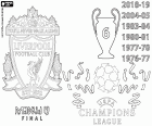 Liverpool, champions d’Europe, UEFA Champions League 2018-2019. Liverpool a battu 2-0 en finale face à Tottenham grâce à buts de Mohamed Salah et Divock Origi. C’est le sixième titre de champion d’Europe pour Liverpool. Après les trophées en 2004-05, 1983-84, 1980-81, 1977-78 et 1976-77