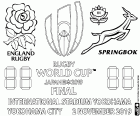 Angleterre v Afrique du Sud, Red Roses vs Springboks est la finale du Championnat du Monde de Rugby 2019 qui sera jouéu le 2 novembre 2019 au Stade International Yokohama, Yokohama City, Préfecture de Kanagawa, Japon