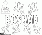 Rashad, nom masculin d'origine arabe, son sens est bon sens
