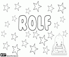 Rolf, nom pour le garçon dérivé du nom germanique Hrolf et le nom de Vieux Norse Hrólfr, contraction des Hrodwulf. Rolf est un nom utilisé en allemand, suédois, norvégien, danois et rarement en anglais