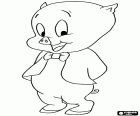Le premier personnage célèbre de Warner Bros était Porky Pig, un cochon calme et élégant de Looney Tunes