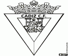 Logo du Cádiz Club de Fútbol, entité fondée en 1920 à Cadix, Andalousie