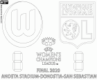 Finale de la Ligue des champions féminine de l'UEFA 2019-2020 entre le VfL Wolfsburg et l’Olympique Lyonnais, le 30 août 2020, Anoeta Stadium, Donostia - San Sebastián, Pays Basque, Espagne