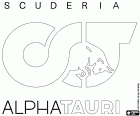 Logo de l’équipe F1, Scuderia AlphaTauri