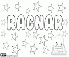 Ragnar, nom scandinave pour garçon, utilisé en suédois, norvégien et danois, dérivé du nom germanique Raganhar