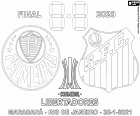 Palmeiras vs Santos est la finale de la Copa Libertadores 2020 qui se joue au Stade Maracana de Rio de Janeiro, Brésil, le Janvier 30, 2021