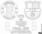 Finale de la Ligue des champions féminine de l’UEFA 2020-2021 entre Chelsea FC et FC Barcelone, dimanche 16 mai 2021, au stade Gamla Ullevi de Göteborg, en Suède