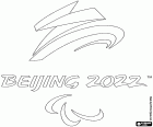 Logo des Jeux paralympiques d’hiver de Beijing 2022 qui se tiendront du 4 au 13 mars 2022