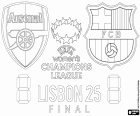 Arsenal FC vs FC Barcelone, finale de l’UEFA Women’s Champions League, le samedi 24 mai 2025, au stade José Alvalade de Lisbonne, au Portugal
