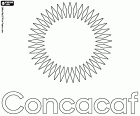 Logo de la CONCACAF, Confédération de Football d'Amérique du Nord, d'Amérique Centrale et des Caraïbes. La CONCACAF est la confédération des associations nationales de football d'Amérique du Nord, d'Amérique Centrale et des Caraïbes, qui comprend également la Guyane, le Suriname et la Guyane française. Cette organisation a été fondée à Mexico et son siège actuel est situé à Miami, aux États-Unis