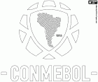 Logo de la Conmebol, la Confédération sud-américaine de football. La Conmebol est la confédération des associations nationales de football d'Amérique du Sud. Son siège permanent est situé dans le district de Luque, dans la région métropolitaine d'Asunción, au Paraguay.