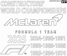 L'écurie britannique McLaren a conservé son titre de champion du monde des constructeurs de Formule 1 pour la saison 2025. Lando Norris a été sacré champion et Oscar Piastri a terminé troisième du championnat des pilotes. Il s'agit du dixième titre pour l'écurie basée à Woking ; ses précédents titres remontent à 1974, 1984, 1985, 1988, 1989, 1990, 1991, 1998 et 2024.