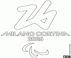 Coloriage Jeux Paralympiques Hiver Milan-Cortina 2