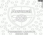 Coloriage Arsenal, Premier League 2025-2026