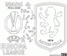 Coloriage Aston Villa, Ligue Europa 2026