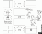 Coloriage Phase finale de la Coupe du Monde FIFA 2