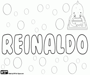 Coloriage Reinaldo, nom masculin