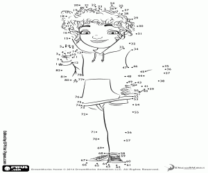 Coloriage Rejoignez les points et dessiner à Tif