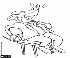 Coloriage Le rire de Geronimo Stilton