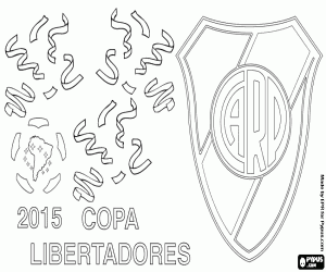 Coloriage River Plate, Libertadores 2015