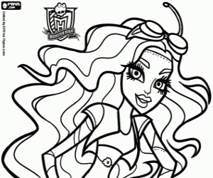 Coloriage Robecca Steam, Monster High