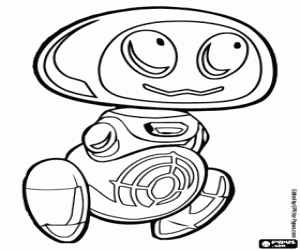 Coloriage Robot HERBIE, Super Heros Squad