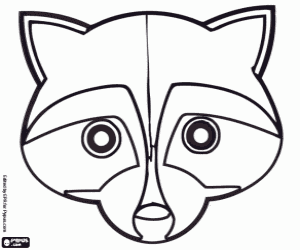 Coloriage Roni, mascotte de Lake Placid 1980