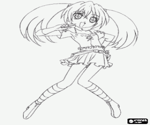 Coloriage Runo, un personnage de Bakugan