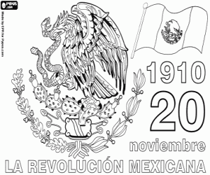 Coloriage La révolution mexicaine