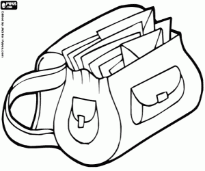 Coloriage Sac du postier