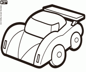 Coloriage Safety car
