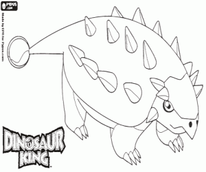 Coloriage Saika, un dinosaure de Dinosaur King