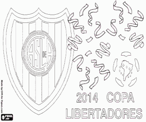 Coloriage San Lorenzo, Libertadores 2014