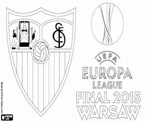 Coloriage Sevilla, champion Europa League 2014-15