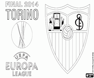 Coloriage Sevilla FC, champion en 2013-2014