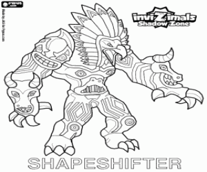 Coloriage Shapeshifter, Invizimals Shadow Zone