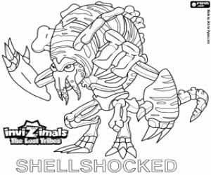Coloriage Shellshocked, Invizimals The Lost Tribes