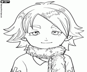 Coloriage Shiro Fubuki ou Shawn Frost