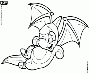 Coloriage Shoyru, le dragon de Neopets